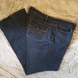 LOFT curvy boot jeans sz 16